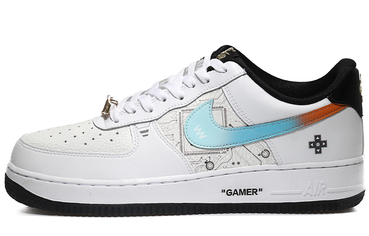 Buy [Custom Shoes] Nike Air Force Low 'Blue-Orange Gradient