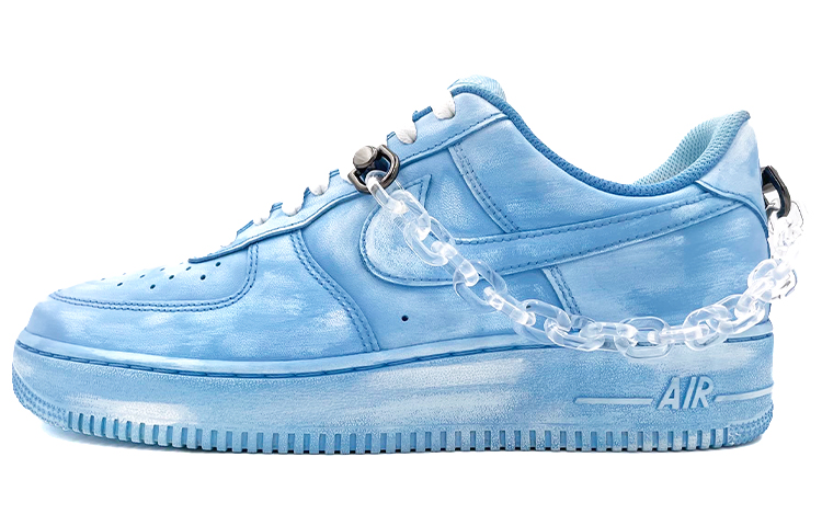 Buy [Zapatillas Personalizadas] Nike Air Force 1 Low 'Tinta Alcohólica Azul' CW2288-111(TeamE-浸染酒精蓝色)