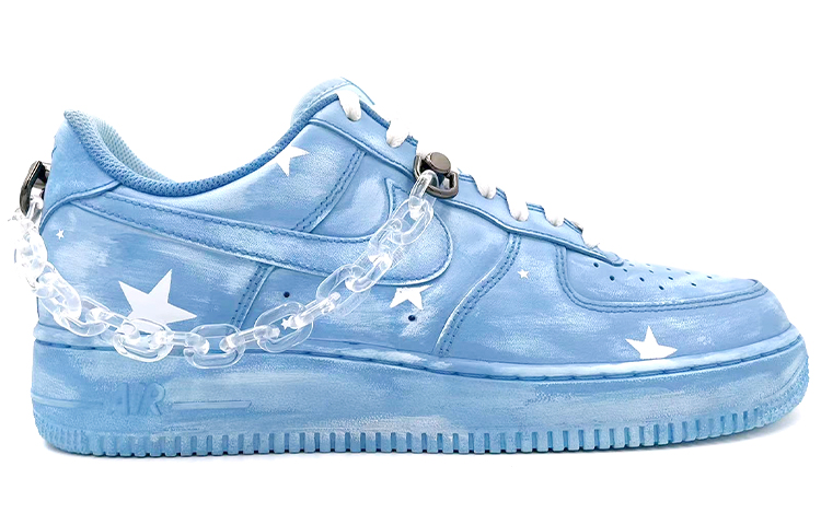 Details for [Zapatillas Personalizadas] Nike Air Force 1 Low 'Tinta Alcohólica Azul' CW2288-111(TeamE-浸染酒精蓝色)
