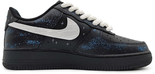 【客製球鞋】 Nike Air Force 1 Low 07 空軍一號 北極星 繁星點點 珠光皮勾 潮流 低筒 板鞋 男款 藍黑銀 Order 【客製球鞋】 Nike Air Force 1 Low 07 空軍一號 北極星 繁星點點 珠光皮勾 潮流 低筒 板鞋 男款 藍黑銀