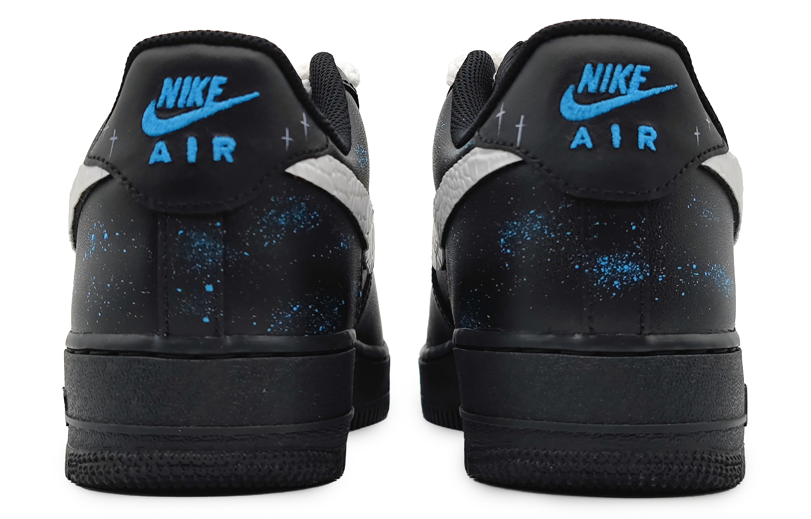 Purchase [Kasut Tersuai] Nike Air Force 1 Rendah 'Biru Hitam Perak Northern Star' CW2288-001(Team16-北极星蓝)