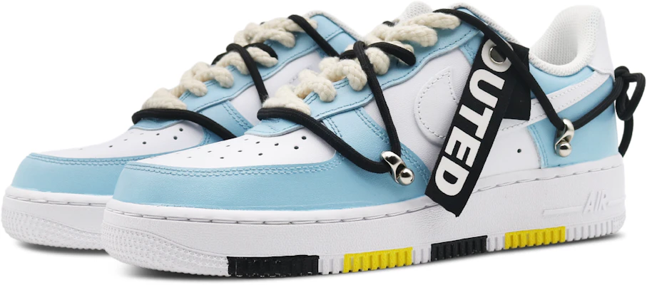 나이키 에어포스 1 로우 '블루 블랙 옐로우' 커스텀 CW2288-111(Team8-男款非定义蓝黑黄) Lookbook 나이키 에어포스 1 로우 '블루 블랙 옐로우' 커스텀 CW2288-111(Team8-男款非定义蓝黑黄)