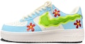 Buy 【定製球鞋】 Nike Air Force 1 Low 空軍一號 小紅花 手繪塗鴉 低筒 板鞋 男款 藍綠紅