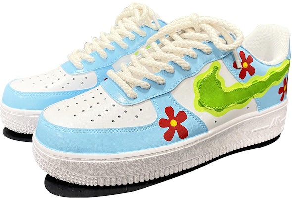 【定製球鞋】 Nike Air Force 1 Low 空軍一號 小紅花 手繪塗鴉 低筒 板鞋 男款 藍綠紅 Lookbook 【定製球鞋】 Nike Air Force 1 Low 空軍一號 小紅花 手繪塗鴉 低筒 板鞋 男款 藍綠紅