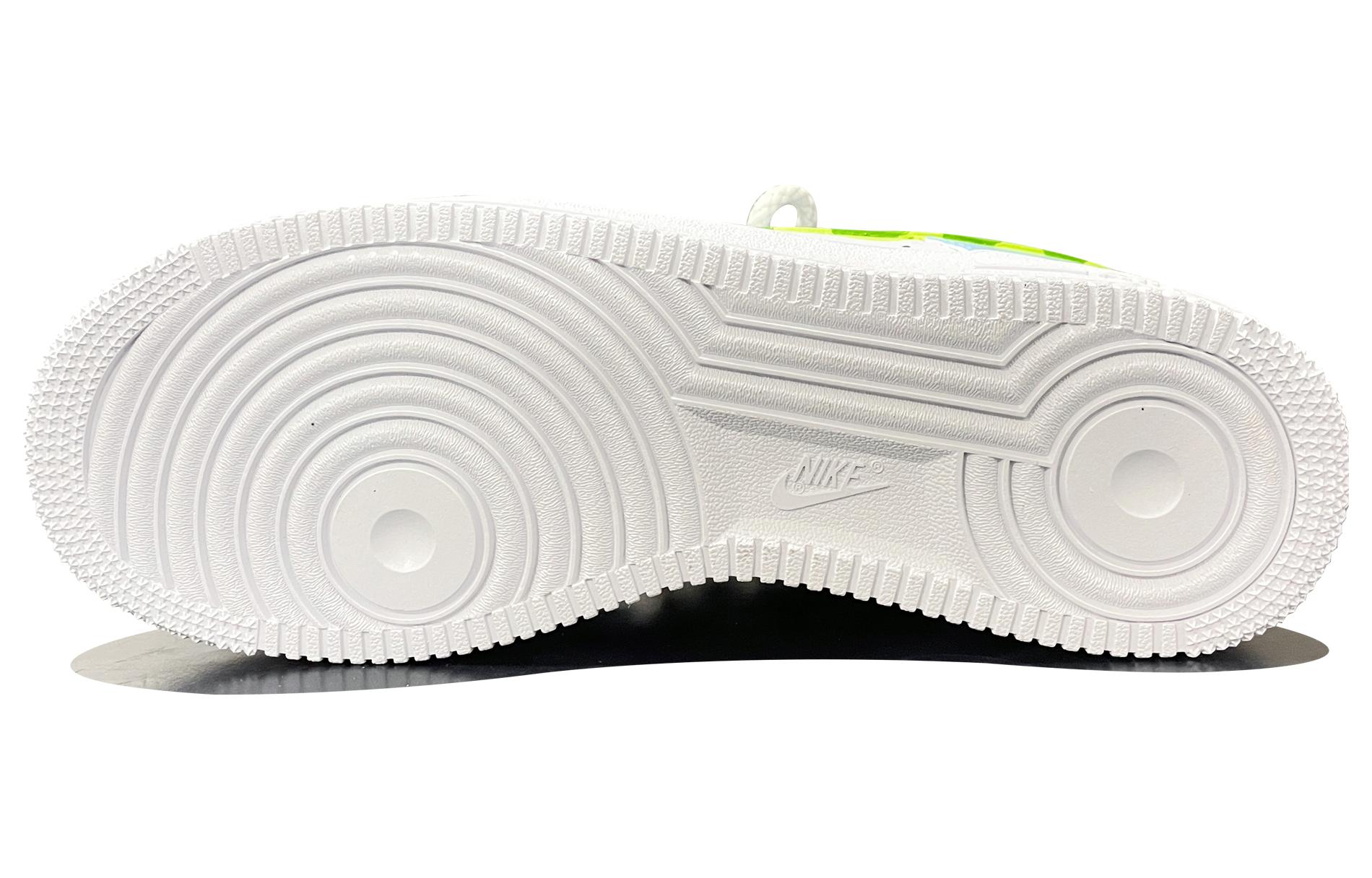 Purchase 【定製球鞋】 Nike Air Force 1 Low 空軍一號 小紅花 手繪塗鴉 低筒 板鞋 男款 藍綠紅