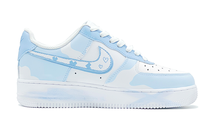 Order [Zapatos Personalizados] Nike Air Force 1 Low 'Corazón Azul Pequeño' DH2920-111(Team88-蓝色小爱心S-BOX)