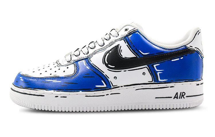 [Custom Shoes] Nike Air Force 1 Low 'Blue Mecha'
