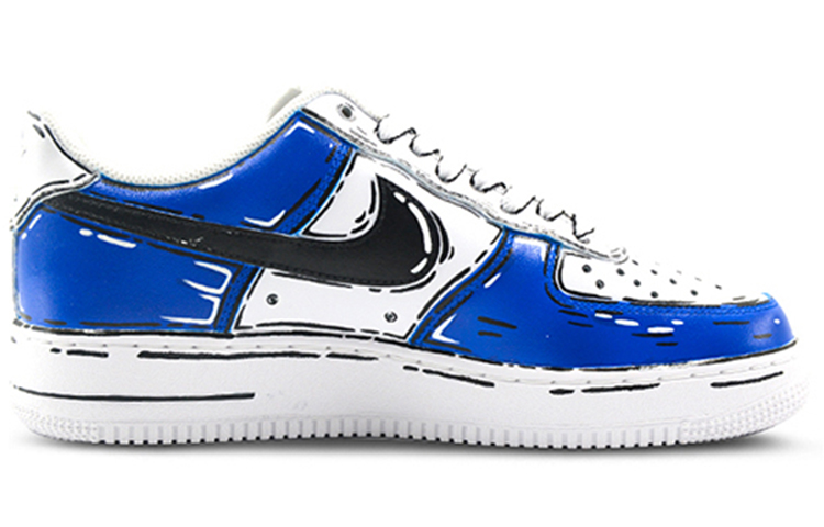 [Custom Shoes] Nike Air Force 1 Low 'Blue Mecha' 圖 2