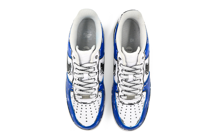 [Custom Shoes] Nike Air Force 1 Low 'Blue Mecha' 圖 4