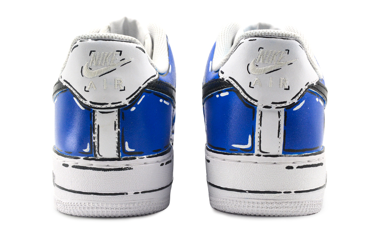 [Custom Shoes] Nike Air Force 1 Low 'Blue Mecha' 圖 5