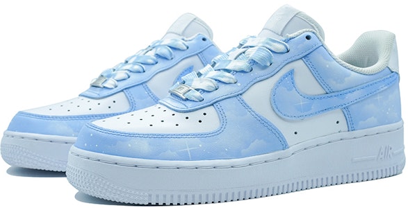 【定制球鞋】 Nike Air Force 1 Low ablooding製造 星空系列 藍色星空 星雲極星 星辰大海 低幫 板鞋 男款 藍白 Lookbook 【定制球鞋】 Nike Air Force 1 Low ablooding製造 星空系列 藍色星空 星雲極星 星辰大海 低幫 板鞋 男款 藍白