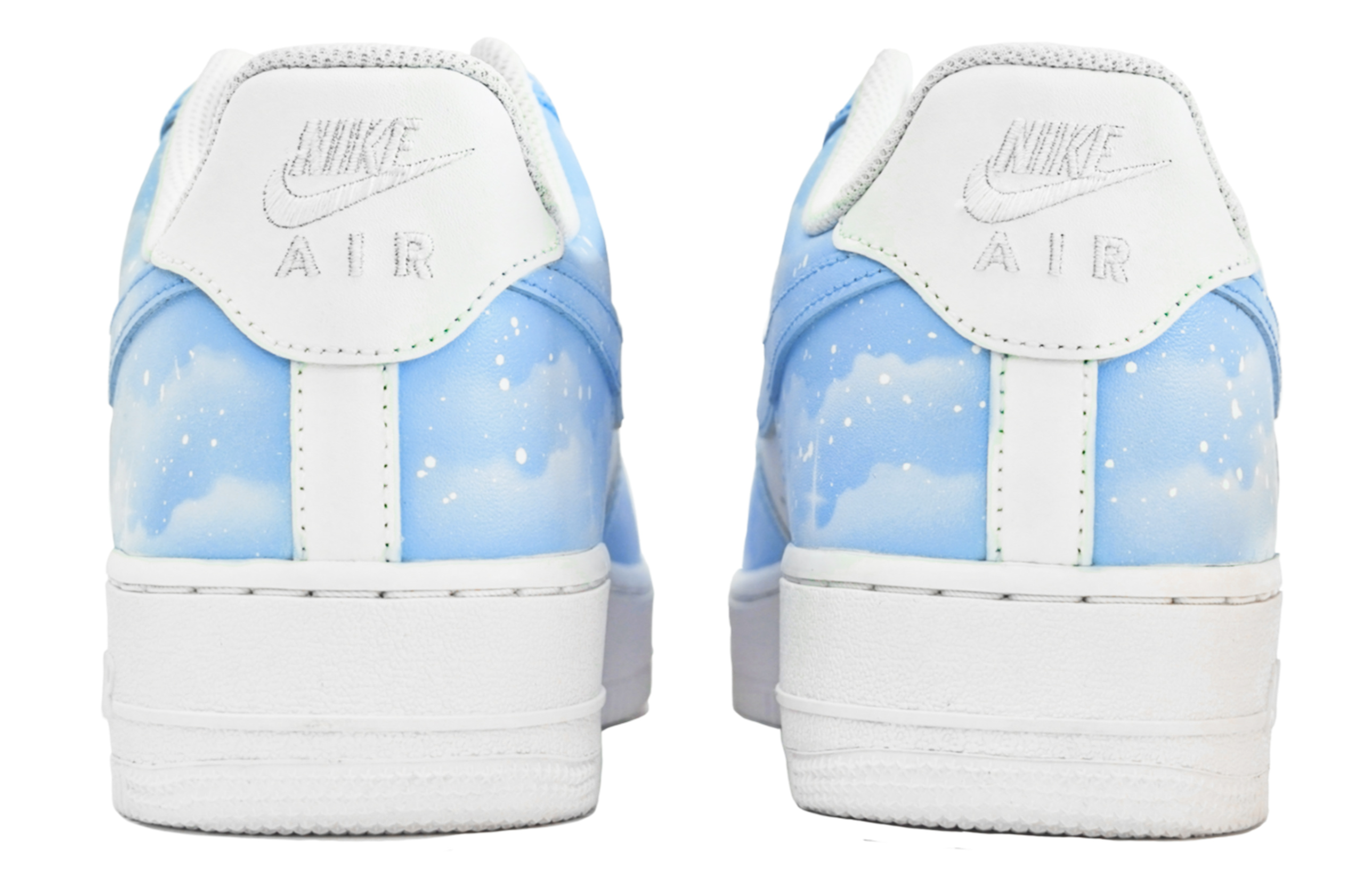 Shop 나이키 에어포스 1 로우 '푸른 성운 은하' (Nike AF1 로우 '블루 네뷸라'도 가능) CW2288-111(Team14-星蓝男S-Box)