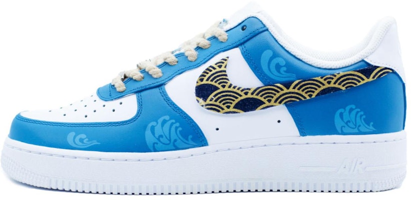 【定製球鞋】Nike Air Force 1 藍海交響樂 新派中式 時尚 多功用 防滑耐磨 低筒 板鞋 男款 藍色 Buy 【定製球鞋】Nike Air Force 1 藍海交響樂 新派中式 時尚 多功用 防滑耐磨 低筒 板鞋 男款 藍色