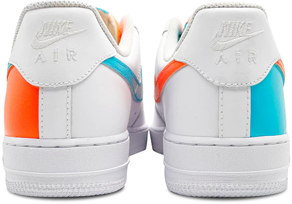 나이키 에어포스 1 로우 '블루 오렌지 스플릿' (커스텀) 315122-111(Team-E男款蓝橙分割鸳鸯) Details for 나이키 에어포스 1 로우 '블루 오렌지 스플릿' (커스텀) 315122-111(Team-E男款蓝橙分割鸳鸯)
