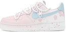 Buy 나이키 에어포스 1 로우 '블루핑크 플로럴' (커스텀) DH2920-111(TeamS-春暖花开女S-BOX)
