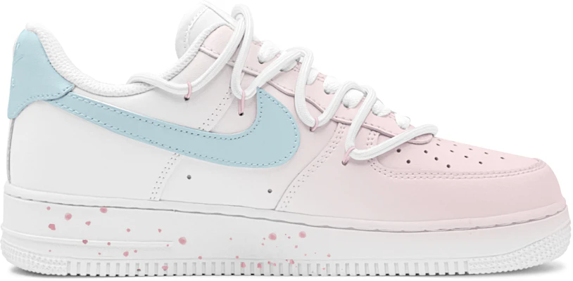 【定製球鞋】Nike Air Force 1 Low 空軍一號 減齡穿搭 復古少女 小花花 特殊鞋盒 低筒 板鞋 GS 藍粉 Order 【定製球鞋】Nike Air Force 1 Low 空軍一號 減齡穿搭 復古少女 小花花 特殊鞋盒 低筒 板鞋 GS 藍粉