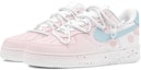 Lookbook 【客製化球鞋】 Nike Air Force 1 Low 空軍一號 撇年風格 小花花 特殊鞋盒 低筒 板鞋 男款 藍粉