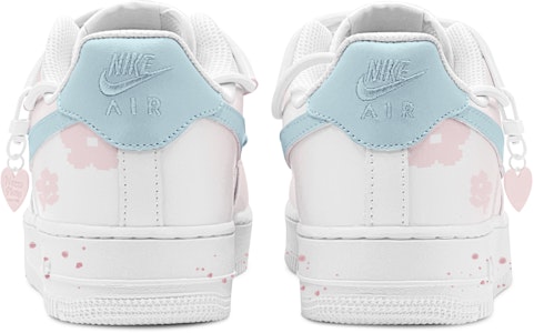 【客製化球鞋】 Nike Air Force 1 Low 空軍一號 撇年風格 小花花 特殊鞋盒 低筒 板鞋 男款 藍粉 Shop 【客製化球鞋】 Nike Air Force 1 Low 空軍一號 撇年風格 小花花 特殊鞋盒 低筒 板鞋 男款 藍粉