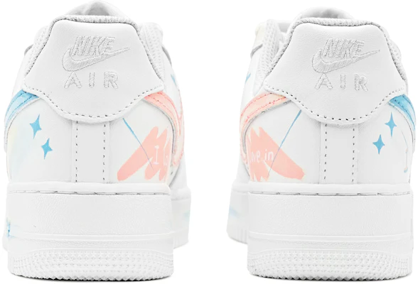【訂製球鞋】Nike Air Force 1 Low 空軍一號 “告白情話” 特殊鞋盒 低幫 板鞋 男款 藍粉 Shop 【訂製球鞋】Nike Air Force 1 Low 空軍一號 “告白情話” 特殊鞋盒 低幫 板鞋 男款 藍粉