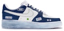 Order 【訂製球鞋】 Nike Air Force 1 Low BIGNIU 賽車主題 藍色戰車 手繪噴繪 低筒 板鞋 男款 藍白