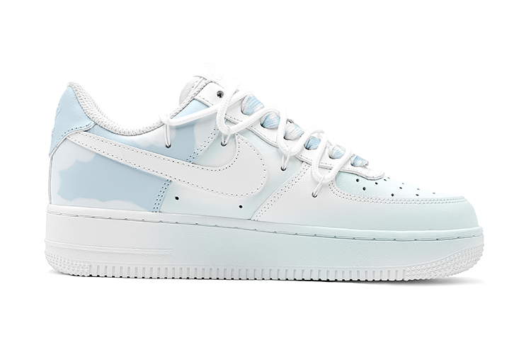 Order [Sepatu Kustom] Nike Air Force 1 Low 'Gradasi Biru Langit-Putih' DH2920-111(TeamS-晴空白云女S-BOX)