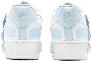 ナイキ エアフォース 1 ロー '青空・白グラデーション'【カスタムシューズ】 DH2920-111(TeamS-晴空白云女S-BOX) Shop ナイキ エアフォース 1 ロー '青空・白グラデーション'【カスタムシューズ】 DH2920-111(TeamS-晴空白云女S-BOX)