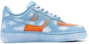 Order 나이키 에어포스 1 로우 '푸른 하늘 그라데이션' (59 characters) CW2288-111(Team22-男款渐变云朵蓝橙)