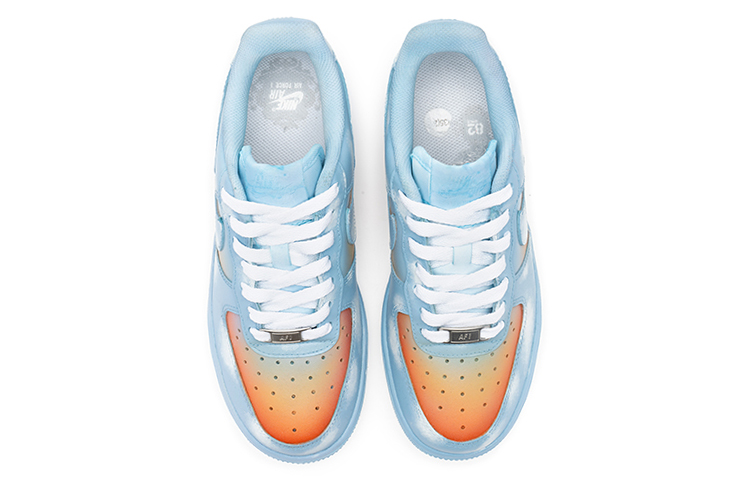 Shop [Zapatillas Personalizadas] Nike Air Force 1 Low 'Degradado Cielo Azul' CW2288-111(Team22-男款渐变云朵蓝橙)
