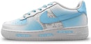 Buy 【定製球鞋】Nike Air Force 1 畫中畫 知識星球 考試上岸 空軍一號 潮流 低筒 板鞋 GS 藍白