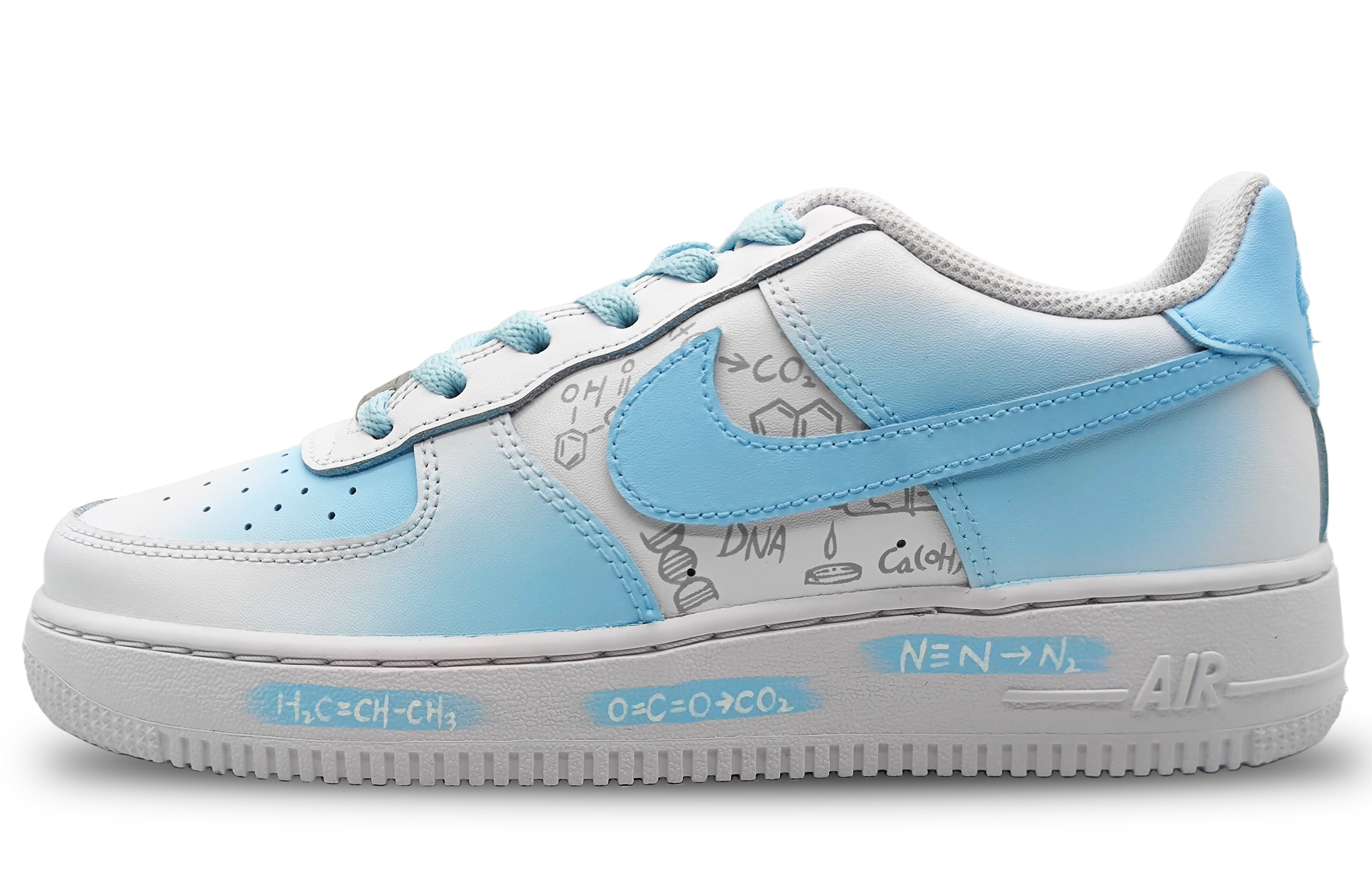 Order [Zapatillas Personalizadas] Nike Air Force 1 Low 'Azul Blanco' DH2920-111(Team169-知识星球女款)