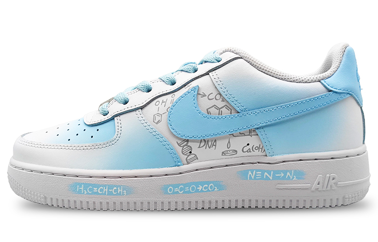 [Custom Shoes] Nike Air Force 1 Low 'Blue White' 圖 2