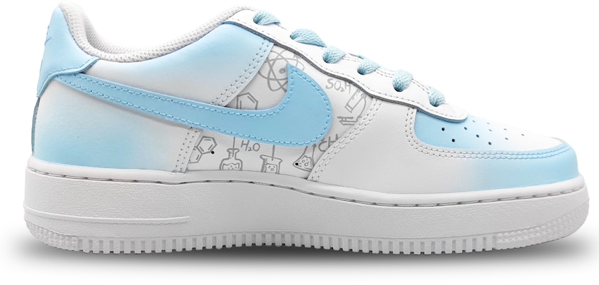 【定製球鞋】Nike Air Force 1 畫中畫 知識星球 考試上岸 空軍一號 潮流 低筒 板鞋 GS 藍白 Lookbook 【定製球鞋】Nike Air Force 1 畫中畫 知識星球 考試上岸 空軍一號 潮流 低筒 板鞋 GS 藍白