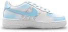 Lookbook 【定製球鞋】Nike Air Force 1 畫中畫 知識星球 考試上岸 空軍一號 潮流 低筒 板鞋 GS 藍白