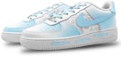 Shop 【定製球鞋】Nike Air Force 1 畫中畫 知識星球 考試上岸 空軍一號 潮流 低筒 板鞋 GS 藍白