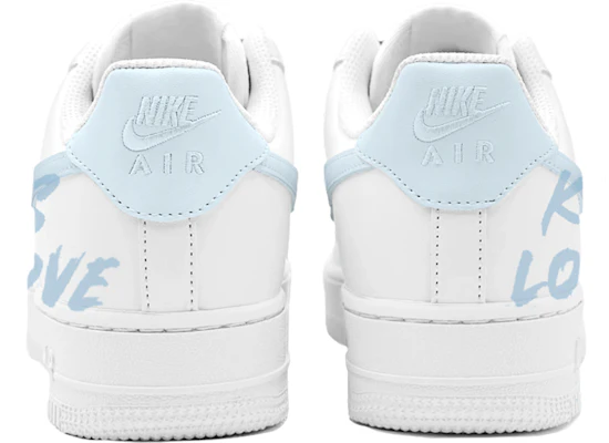 【客製化球鞋】Nike Air Force 1 Low 舒適 通用 休閒 耐磨輕便 低筒 板鞋 男款 藍白 Shop 【客製化球鞋】Nike Air Force 1 Low 舒適 通用 休閒 耐磨輕便 低筒 板鞋 男款 藍白