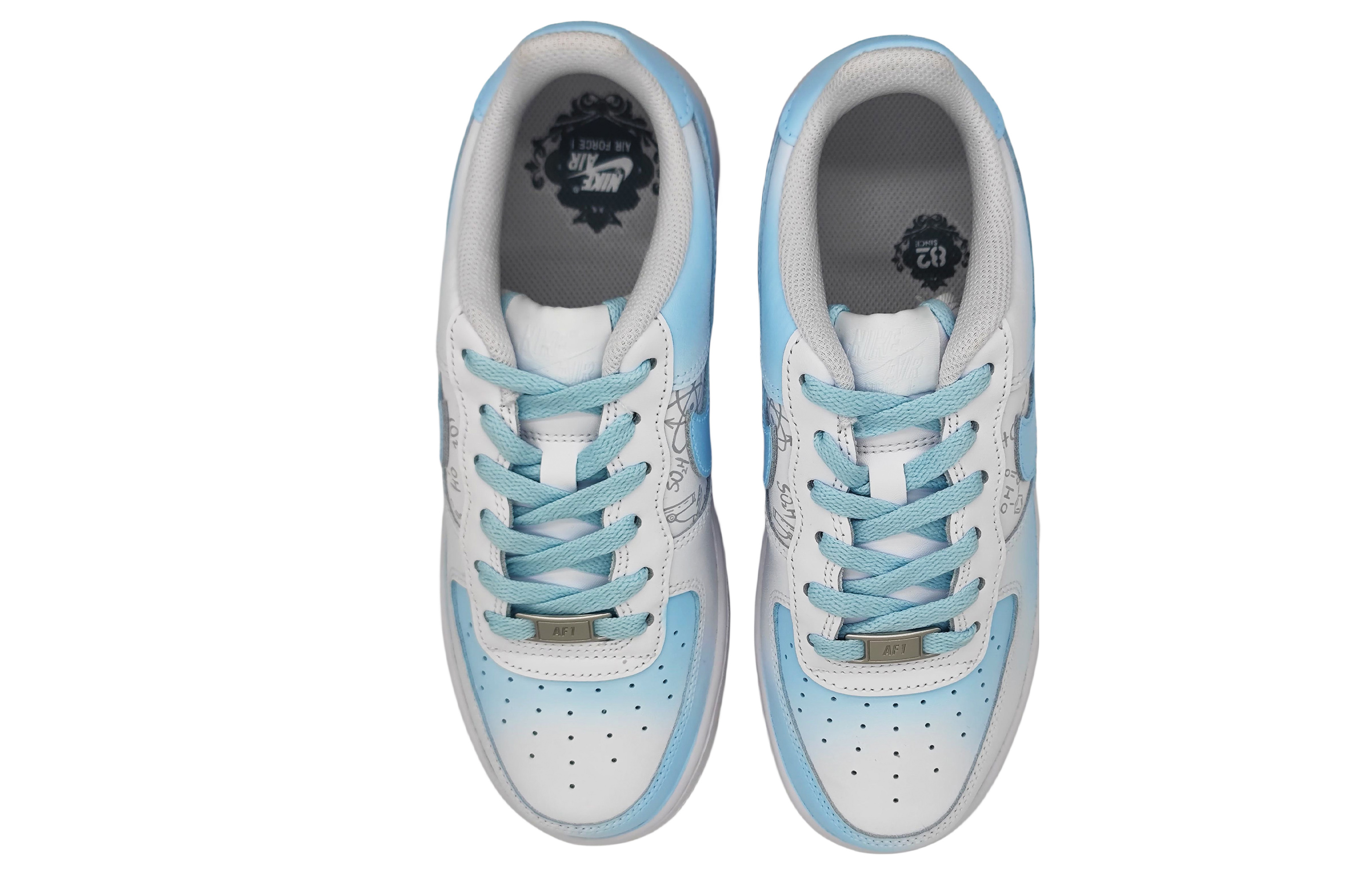 Purchase [Zapatillas Personalizadas] Nike Air Force 1 Low 'Azul Blanco' DH2920-111(Team169-知识星球女款)