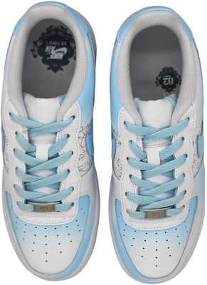 【定製球鞋】Nike Air Force 1 畫中畫 知識星球 考試上岸 空軍一號 潮流 低筒 板鞋 GS 藍白 Purchase 【定製球鞋】Nike Air Force 1 畫中畫 知識星球 考試上岸 空軍一號 潮流 低筒 板鞋 GS 藍白