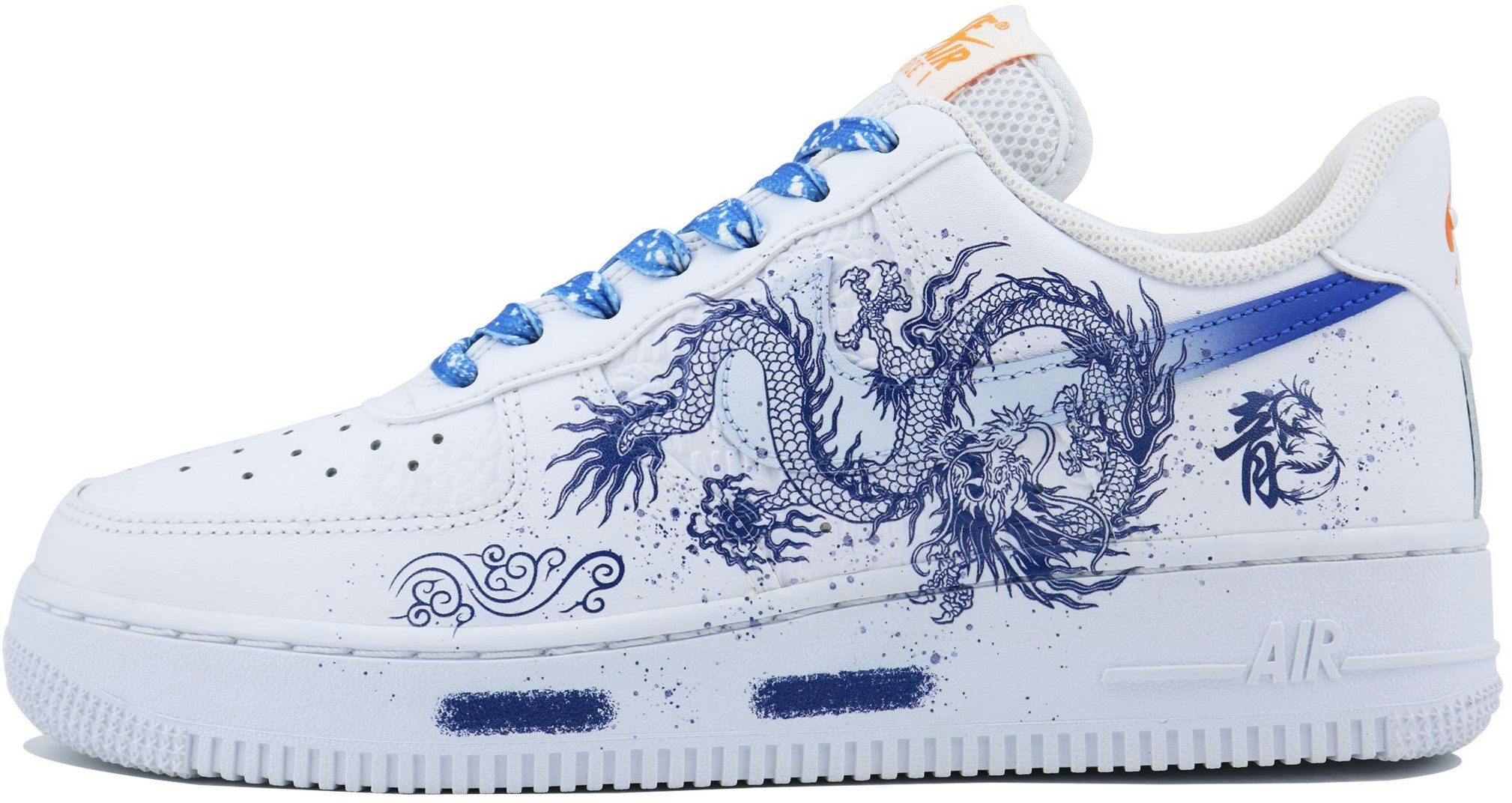 custom-shoes-nike-air-force-1-low-blue-white-dragon-year