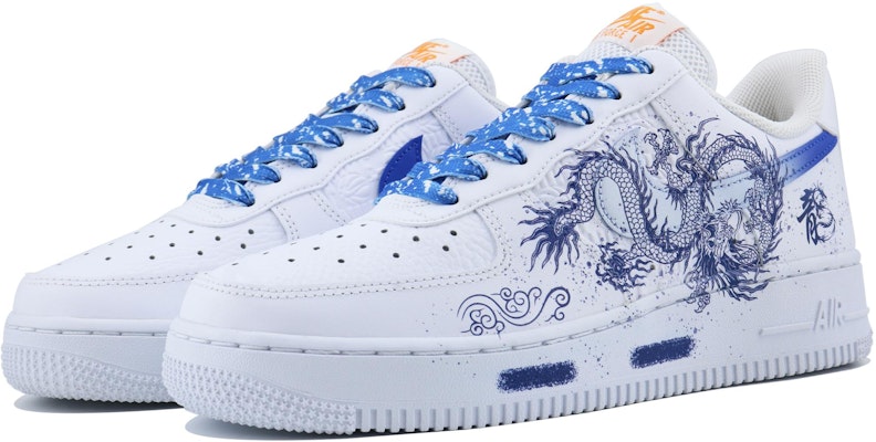 カスタム エアフォース1 '青白龍年' FD0667-100(Team168-野原) Shop カスタム エアフォース1 '青白龍年' FD0667-100(Team168-野原)