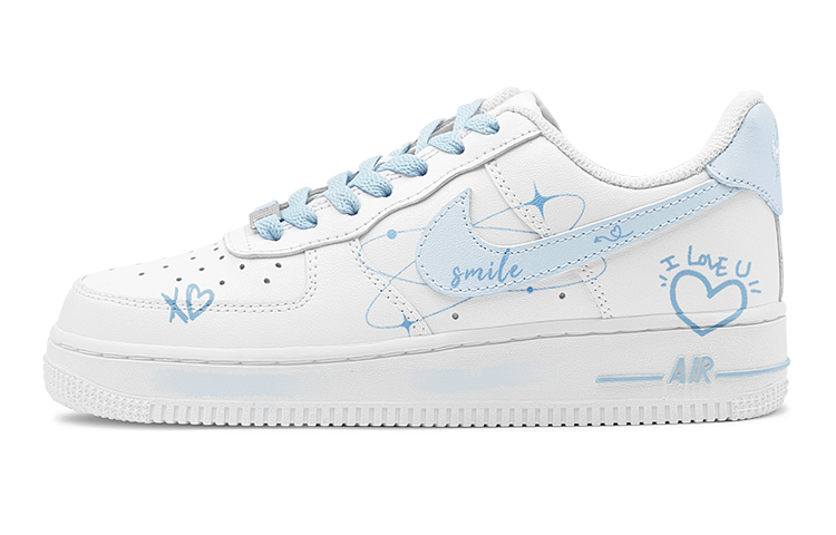 Buy Zapatillas Nike Air Force 1 Low 'Corazón Planeta Azul Blanco' DH2920-111(TeamS-环绕星球女S-BOX)