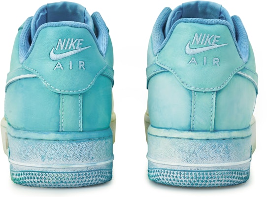 【訂製球鞋】Nike Air Force 1 Low 鐘魚 漸變 塗鴉 簡約 特殊鞋盒 低筒 板鞋 GS 藍黃白 Shop 【訂製球鞋】Nike Air Force 1 Low 鐘魚 漸變 塗鴉 簡約 特殊鞋盒 低筒 板鞋 GS 藍黃白
