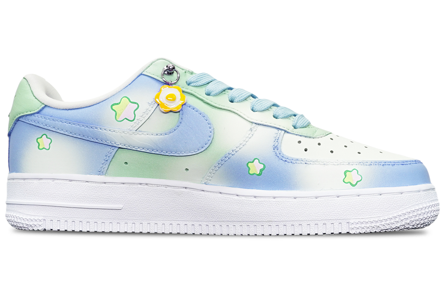 [Custom Shoes] Nike Air Force 1 Low 'Blueberry Matcha Ice Cream' 圖 2