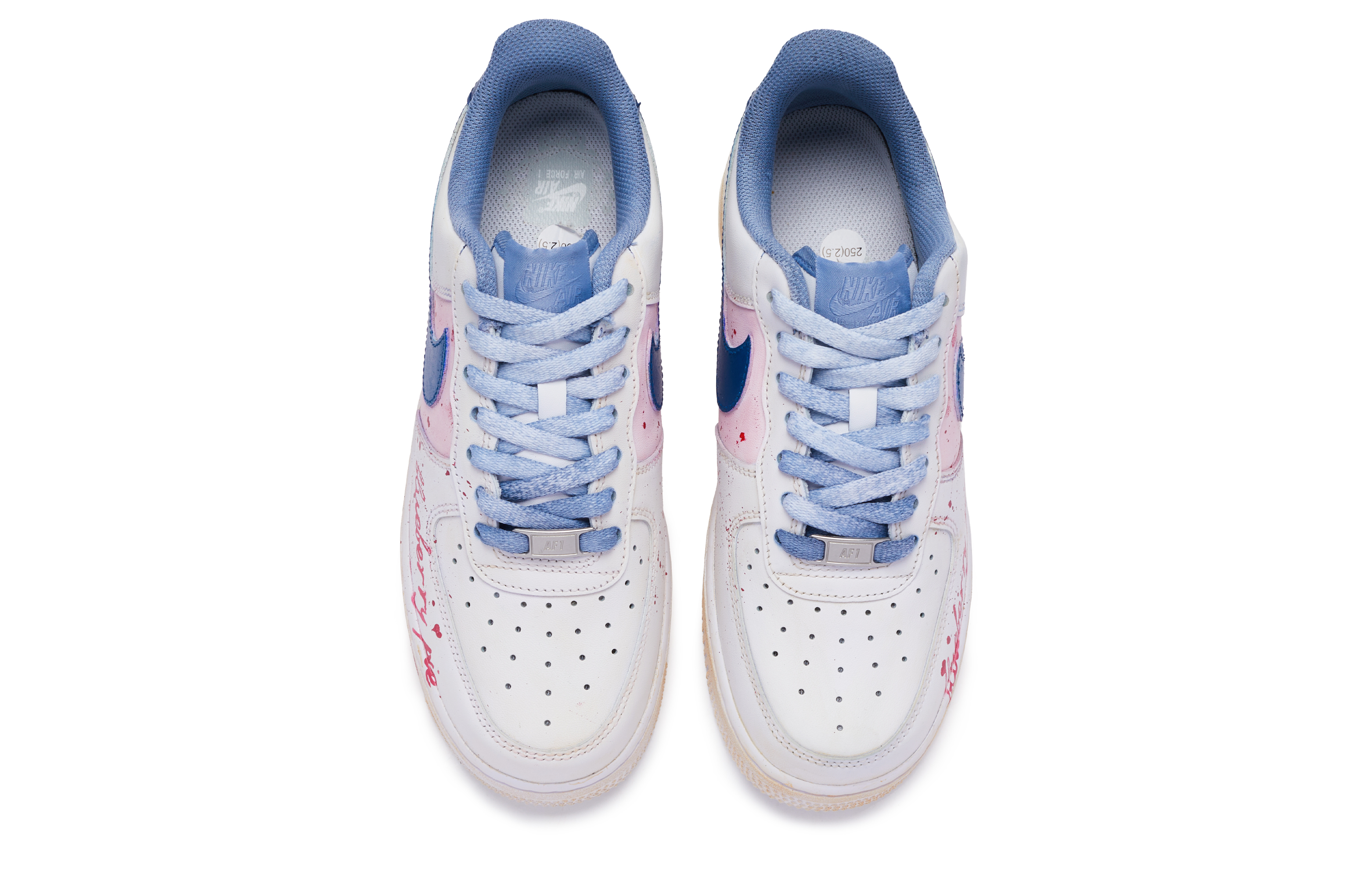 [Custom Shoes] Nike Air Force 1 Low 'Blueberry Pie City Love' 圖 4