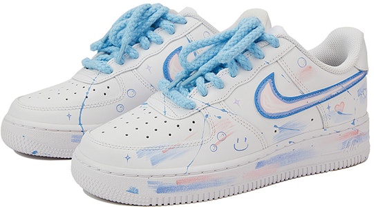 Zapatillas Nike Air Force 1 Low 'Bubble Jellyfish Graffiti Splash' DD8959-100(Team15-女款手绘涂鸦泼墨小清新) Lookbook Zapatillas Nike Air Force 1 Low 'Bubble Jellyfish Graffiti Splash' DD8959-100(Team15-女款手绘涂鸦泼墨小清新)