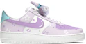 Order カスタム エアフォース1 ロー "バニー青紫" 315122-111(TeamE--男女同款星黛露白蓝紫)