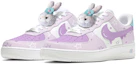 Lookbook カスタム エアフォース1 ロー "バニー青紫" 315122-111(TeamE--男女同款星黛露白蓝紫)