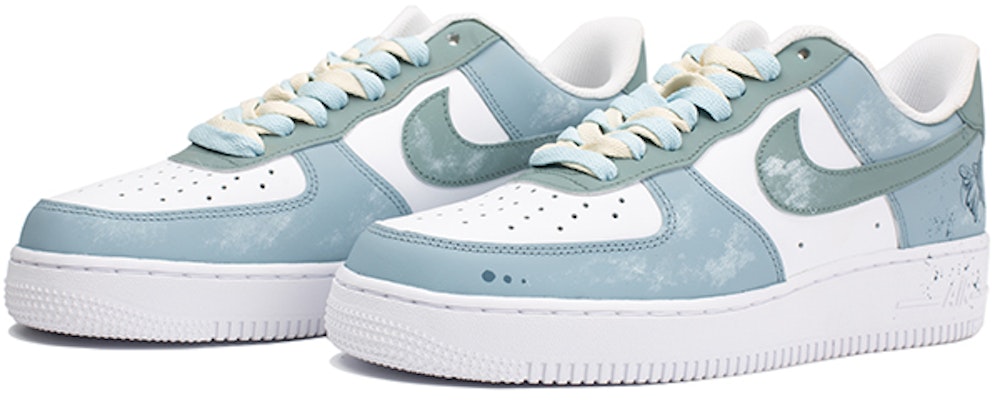 【訂製球鞋】 Nike Air Force 1 Low 07 蝴蝶與鯨魚 休閒百搭 耐磨 低筒 板鞋 男款 藍 Lookbook 【訂製球鞋】 Nike Air Force 1 Low 07 蝴蝶與鯨魚 休閒百搭 耐磨 低筒 板鞋 男款 藍