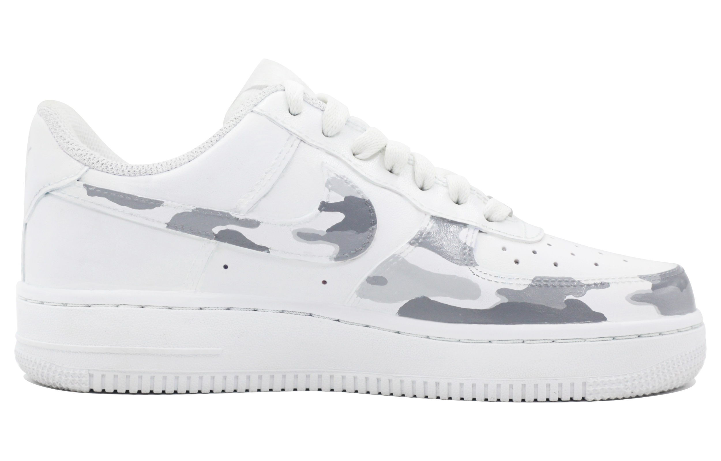 Order 【客製化球鞋】Nike Air Force 1 Low `07 空軍一號 迷彩 低筒 板鞋 男款 灰白