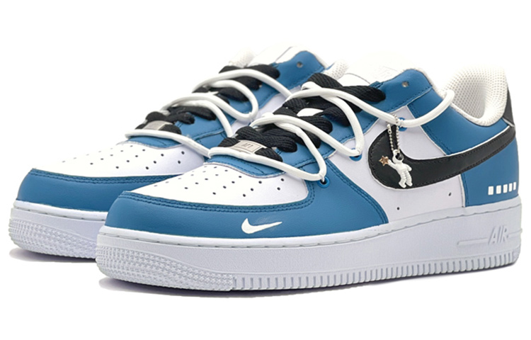 Lookbook [Kasut Custom] Nike Air Force 1 Low 'Campus Astronaut Biru Putih' CW2288-111(TeamS-高校宇航员)