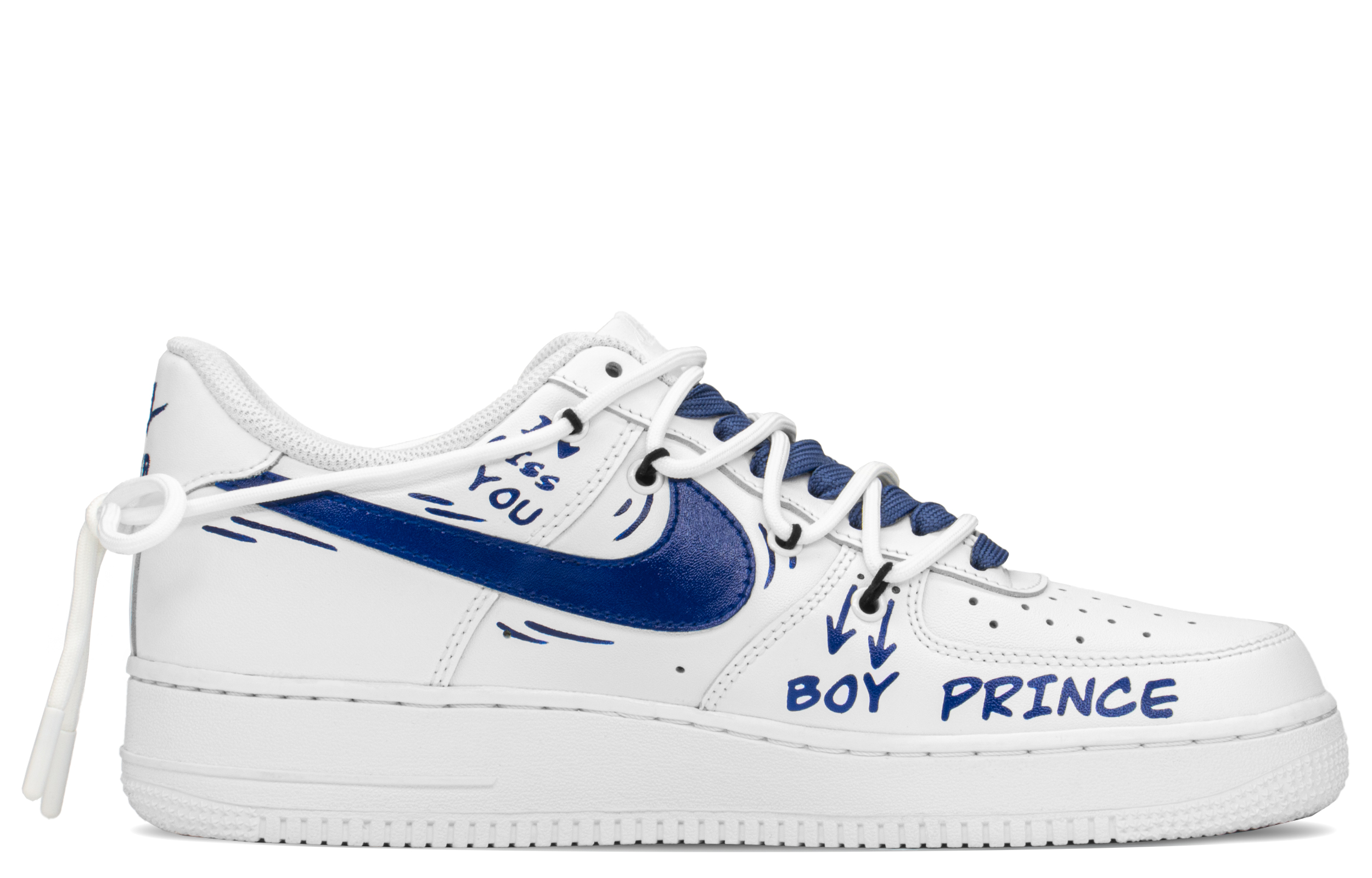 Order 나이키 에어포스 1 로우 '캠퍼스 블루 화이트' (커스텀) CW2288-111(TeamA-AF校园男)